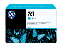 HP 761 400ML Cyan Ink Cartridge/Designjet T7100