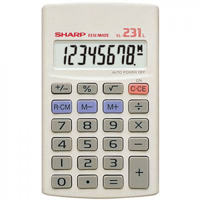 Sharp EL231LB 8Digit Calculator | Calculators
