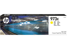 HP 973X HIGH YIELD YELLOW ORIGINAL PAGEWIDE CARTRIDGE | Hewlett Packard Toner Cartridges Genuine