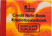 A6 Credit Note Duplicate 100 Sheets | Pen Carbon Books
