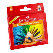 Wax Crayons 12'S Traingular
