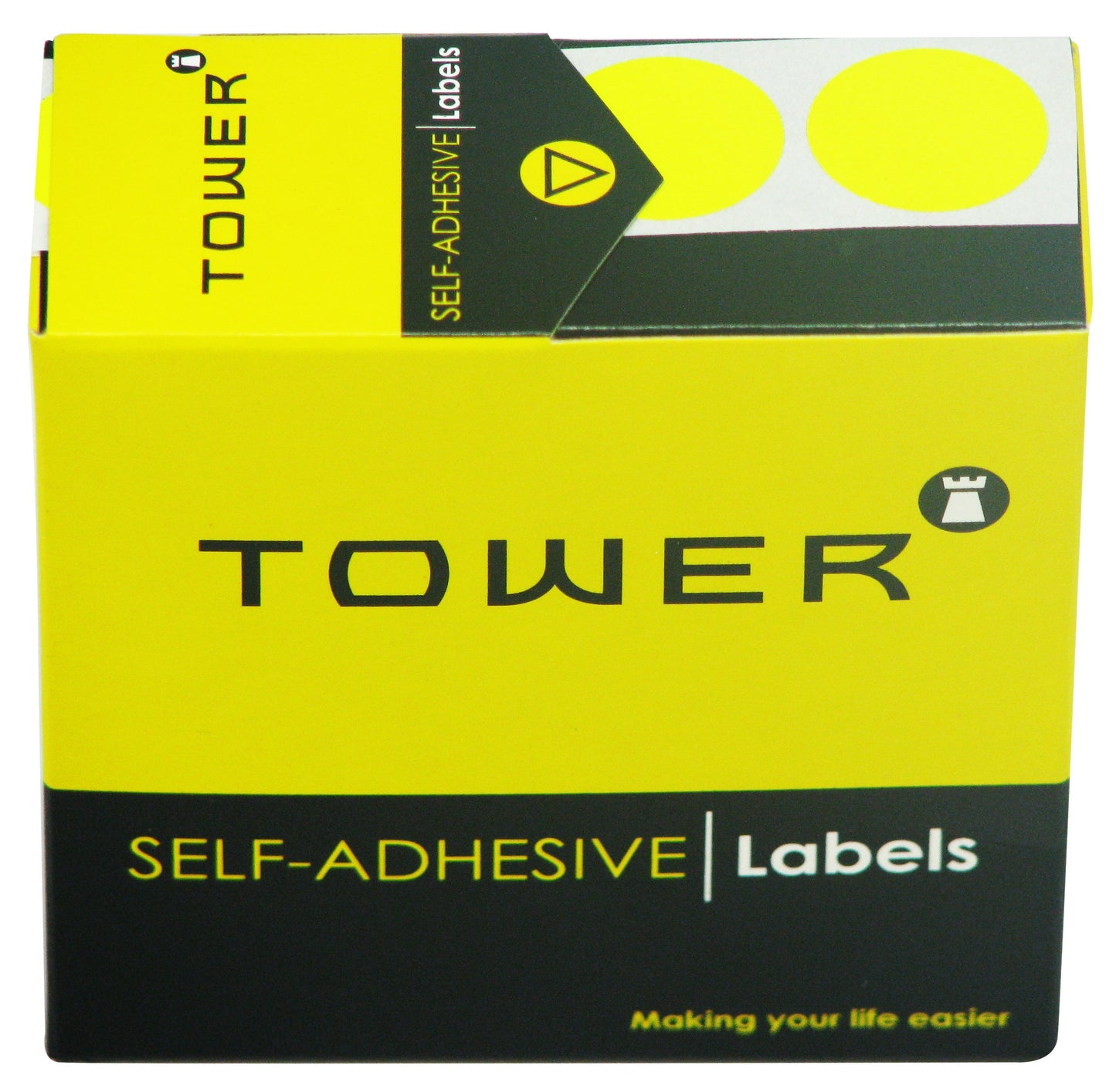 Tower C19 Label Flu Lime