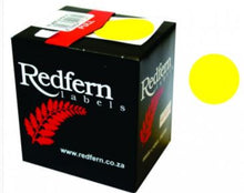 Redfern C19 Label Yellow