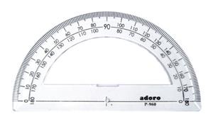 Protractor 10cm 180d Clea H01c