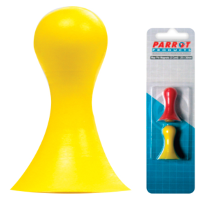 Parrot Magnets Map Pins 36mm (2-Card) Assorted | Magnetic Flex Strips