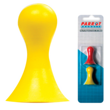 Parrot Magnets Map Pins 36mm (2-Card) Assorted | Magnetic Flex Strips