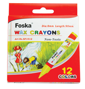 Jumbo Wax Crayon 12's Foska