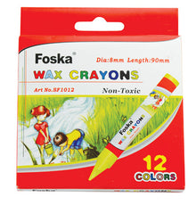 Jumbo Wax Crayon 12's Foska
