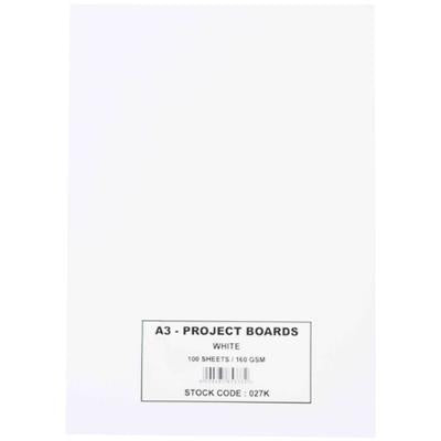 MARLIN A3 160GSM WHITE BOARD 100'S | Paper & Board