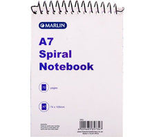 MARLIN A7 NOTEBOOK 72PG TOP SPIRAL | Notebooks