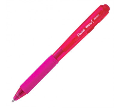 Pentel RETRACT BPN 1.0 PINK SOFT GRIP | Ballpoint Pens