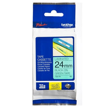 Brother 24MMx8 BLACK ON GREEN TAPE | Brother Tape