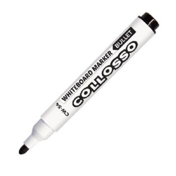 Black Collosso Whiteboard Marker Bullet | Whiteboard Pens