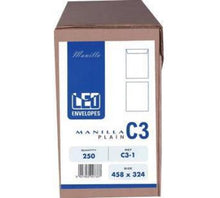 C3 Manilla Gummed Envelope Box 250 | C3 Envelopes
