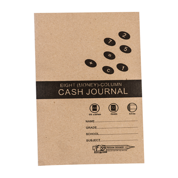 Accounting Book A4 72PG 8 Column Cash Journal | Account Books
