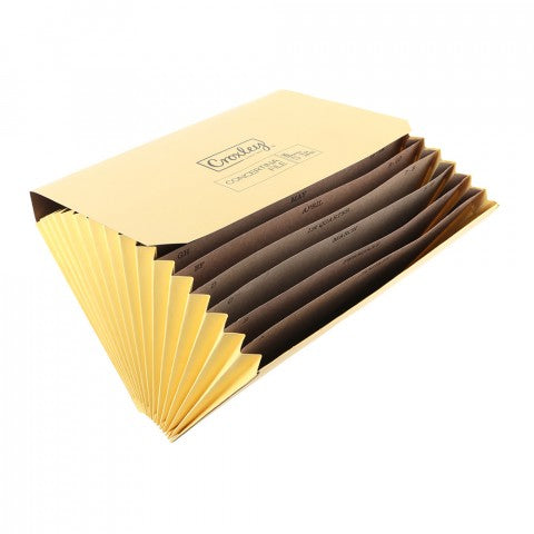 JD1612 CROXLEY CONCERTINA FILE, (EACH) 16 COMPARTMENT | Concertina Files