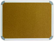 Parrot Info Board Aluminium Frame 1200mmx900mm Cork | Presentation, Planning & Conferencing