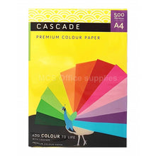Cascade Deep Lemon Paper A4 80gsm | Copier Paper Colours