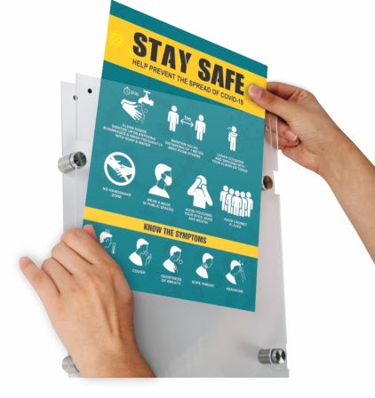 Covid19 Certificate Holder + Poster A3 | PPE