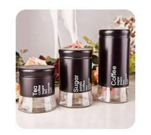 Kitchen Food Storage Airtight Coffee Tea Sugar Canister Set | Kitchen Utensils