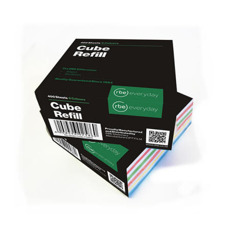 RBE CUBE REFILL 6 COLOURS 90X90 | Desk Cubes and Refills