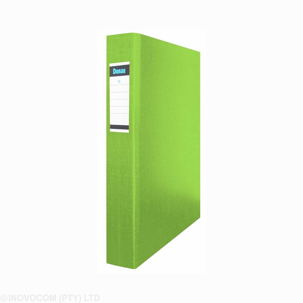 DONAU A4 30MM RINGBINDER PP LIME | Files - Ring Binder - 2 D Ring