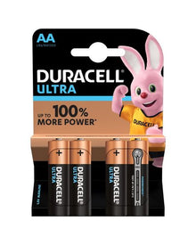 DURACELL RECHARGEABLE ULTRA AA 4`S 2500mAH | Batteries-Rechargeable