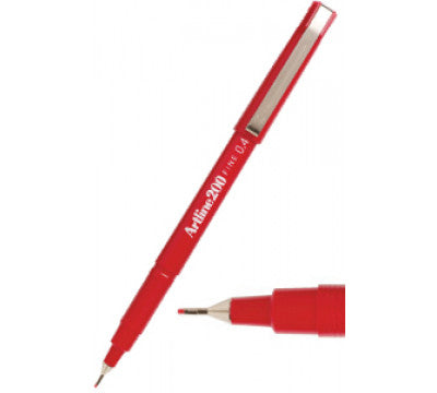 Artline EK200 Signpen Red | Fineliner Pens