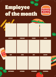 Burger King A2 Posters No lamination A2 Printed full colour single sided onto correx board