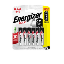 Energizer Batteries AAA 6 Pack | Batteries-Non Rechargeable