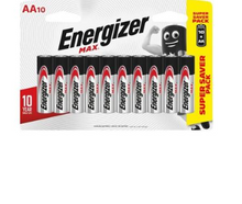 Energizer  Batteries AA 10 Pack | Batteries-Non Rechargeable