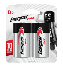 Energizer Max D Battery - 2 Pack | Batteries-Non Rechargeable