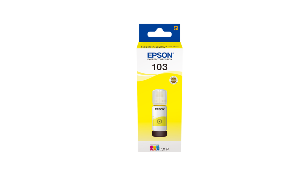 EPSON 103 ECOTANK YELLOW INK BOTTLE | Epson Inkjet Cartridges Genuine