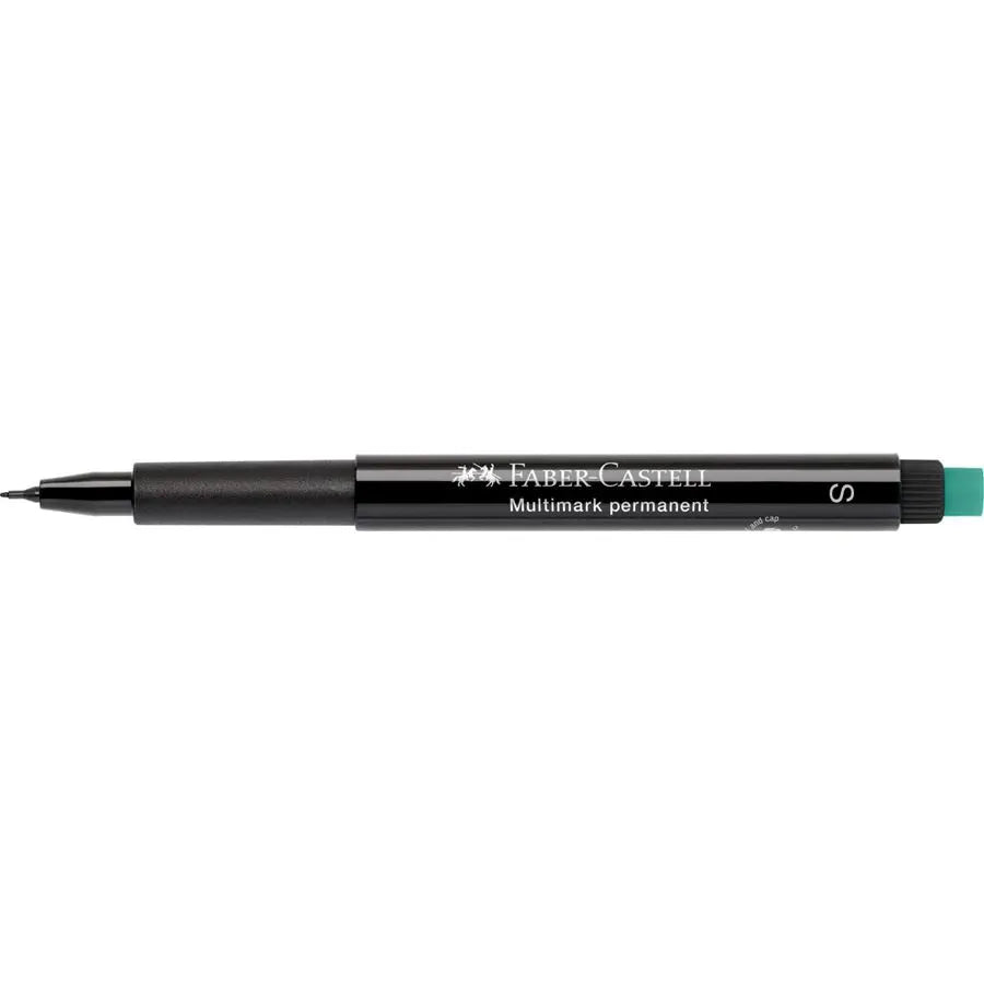 Faber Castell 1523 Multimark Permanent Super Fine Black | Permanent Marking Pens
