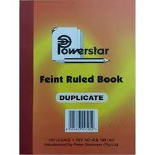 A4 Feint Duplicate 100 Sheets | Pen Carbon Books