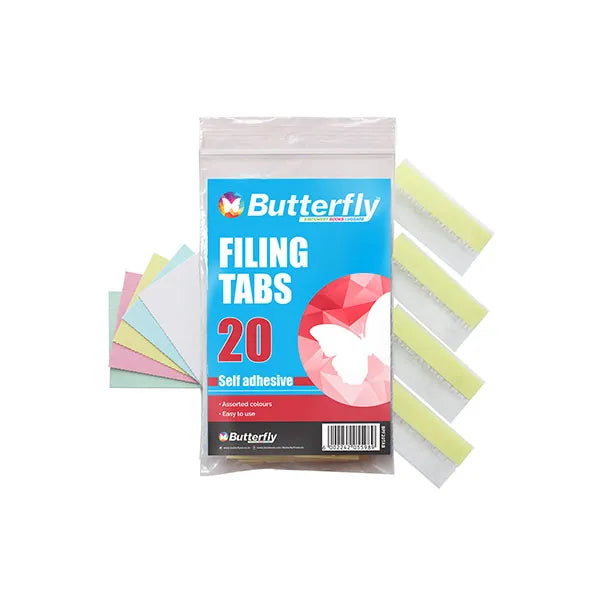 Butterfly Filing Tabs Assorted Pack | Filing Tabs and Inserts