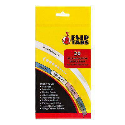 FLIP FILE FILING TABS MULTI COLOUR | Adhesive Note Flags