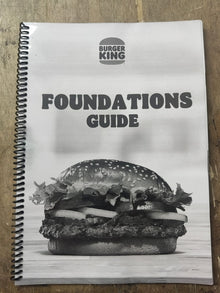 Burger King booklets - Foundations Guide | Books,Pads & Carbon