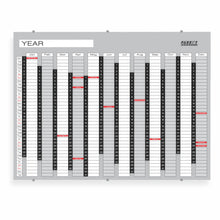 Year Planner Glass Non-Magnetic 1200*900mm | Year Planners