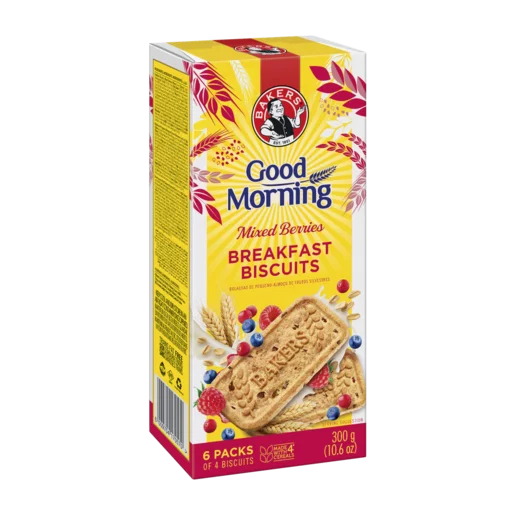 Bakers Good Morning Mixed Berries Biscuits 300g | Biscuits