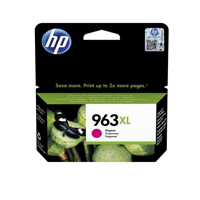 HP 963XL HIGH YIELD MAGENTA INK CARTRIDGE FOR PRO 9000 SERIES (PAGE YIELD 1600) | Hewlett Packard Inkjet Cartridges Genuine