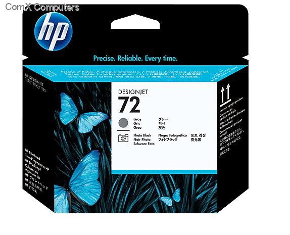 HP 72 GRAY / PHOTO BLACK PRINTHEAD FOR USE IN SELECTED HP PRINTERS | Hewlett Packard Inkjet Cartridges Genuine
