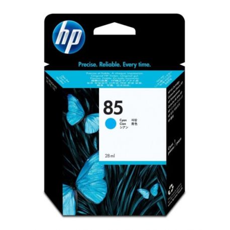 HP  85 CYAN INK CARTRIDGE FOR DESIGNJET 3090 SERIES (28ML) | Hewlett Packard Inkjet Cartridges Genuine