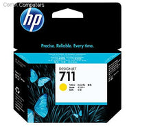 HP 711 YELLOW INK CARTRIDGE FOR DESIGNJET T120 SERIES (29ML) | Hewlett Packard Inkjet Cartridges Genuine