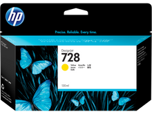 HP 728 YELLOW INK CARTRIDGE FOR T7 830 ( 130ML ) | Hewlett Packard Inkjet Cartridges Genuine