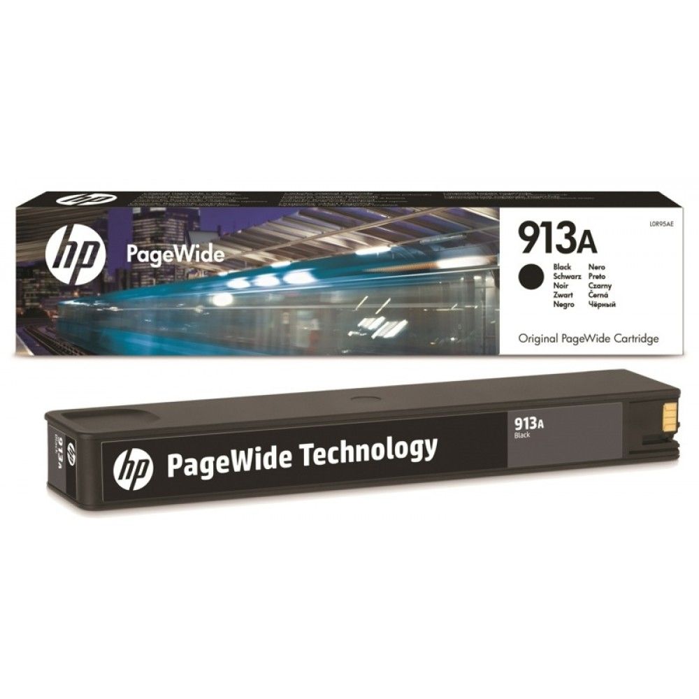 HP 913A BLACK ORIGINAL PAGEWIDE CARTRIDGE | Hewlett Packard Toner Cartridges Genuine