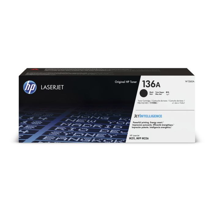 HP #136A BLACK ORIGINAL LASERJET TONER CARTRIDGE FOR LASERJE T M211/M236 SERIES (PAGE YIELD 1150) | Hewlett Packard Toner Cartridges Genuine