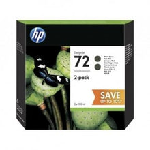 HP 72 130ML BLACK INK 2 PACK | Hewlett Packard Inkjet Cartridges Genuine