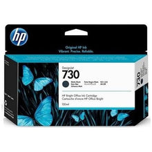 HP 730 MATTE BLACK INKJET CARTRIDGE 130ML FOR DJ T1700 T1700DR | Hewlett Packard Inkjet Cartridges Genuine
