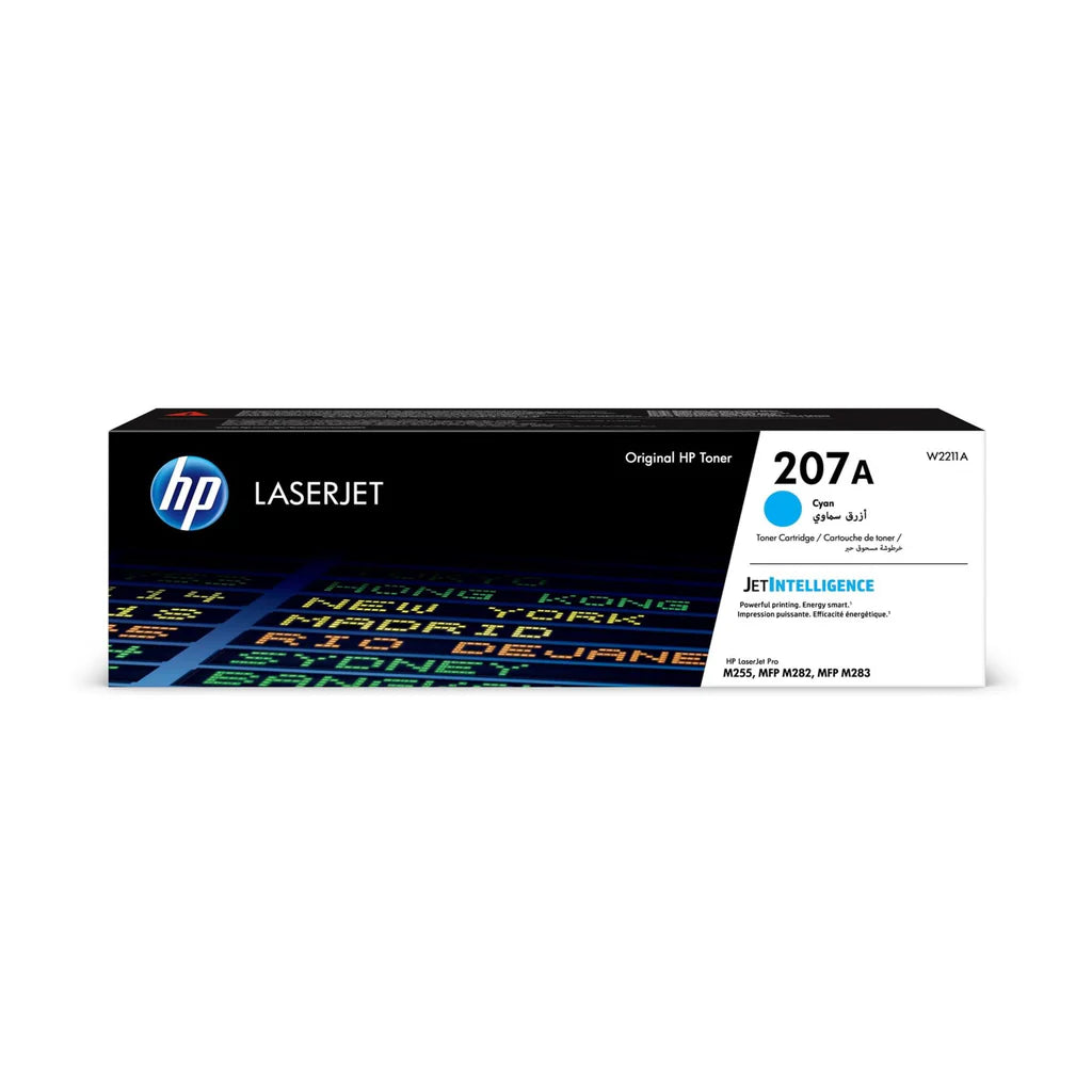 HP 207A CYAN LASERJET TONER CARTRIGE FOR CLJPRO M255/M283 (YIELD 1250 PAGES) | Hewlett Packard Toner Cartridges Genuine